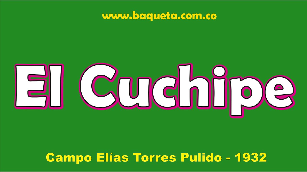 EL CUCHIPE   GUITARRA   RASGUEOS   VOZ   LETRA   ACADEMIA BAQUETA