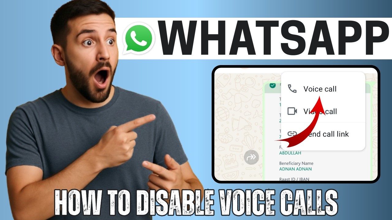 How to Disable Voice Call on WhatsApp (2026)
