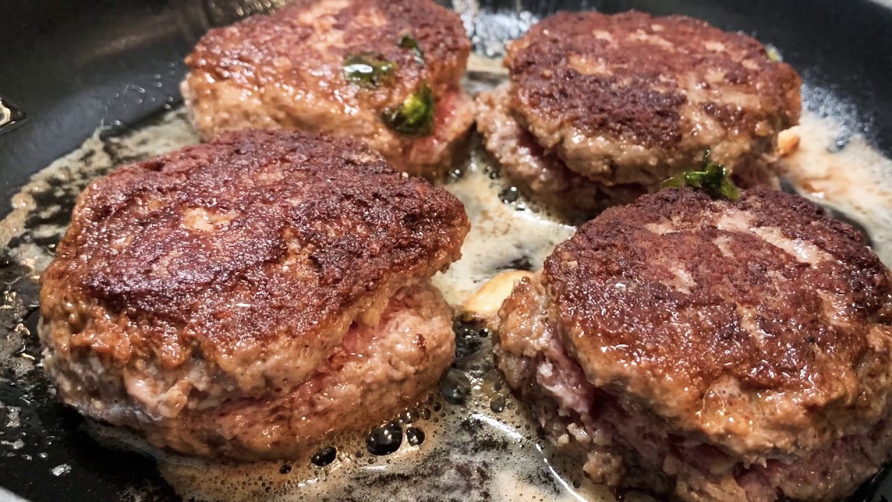 Mozzarella fyllda pannbiff