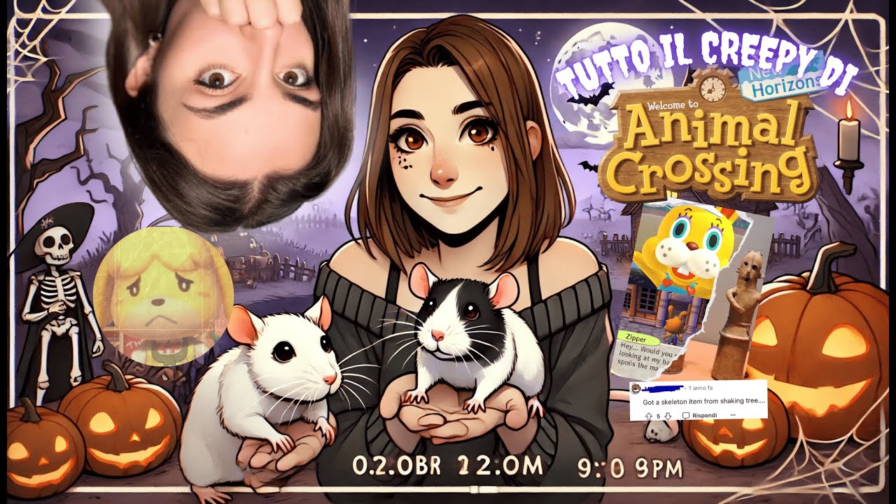 QUESTO è L'UNICO VIDEO DI CUI HAI BISOGNO QUESTO HALLOWEEN 🎃 se ti piace ANIMAL CROSSING 💜