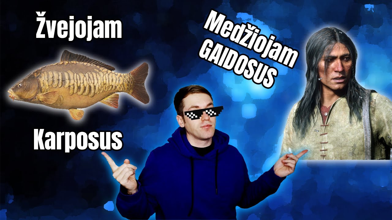 🔴 Žvejojam Karposus - Medžiojam Gaidosus
