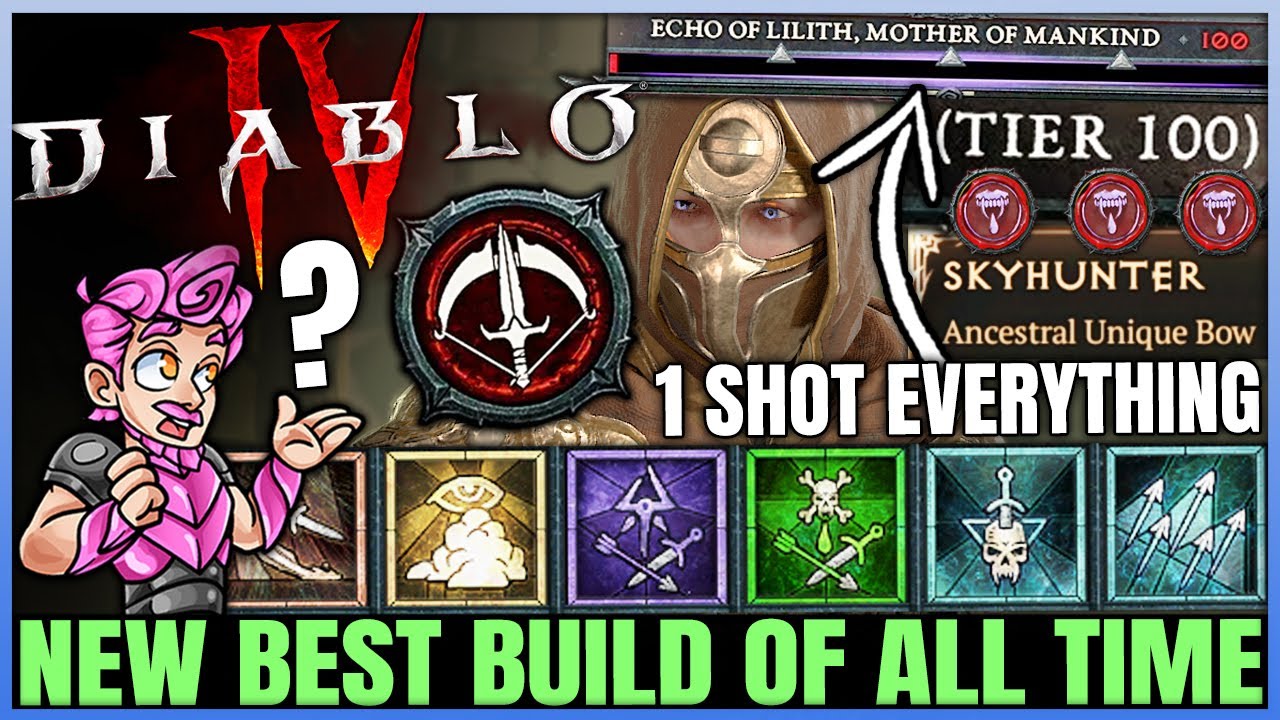 Diablo 4 - Kill EVERY Enemy in T100 in 1 ATTACK - New Best GAME BREAKING = OVERPOWERED - Full Guide!