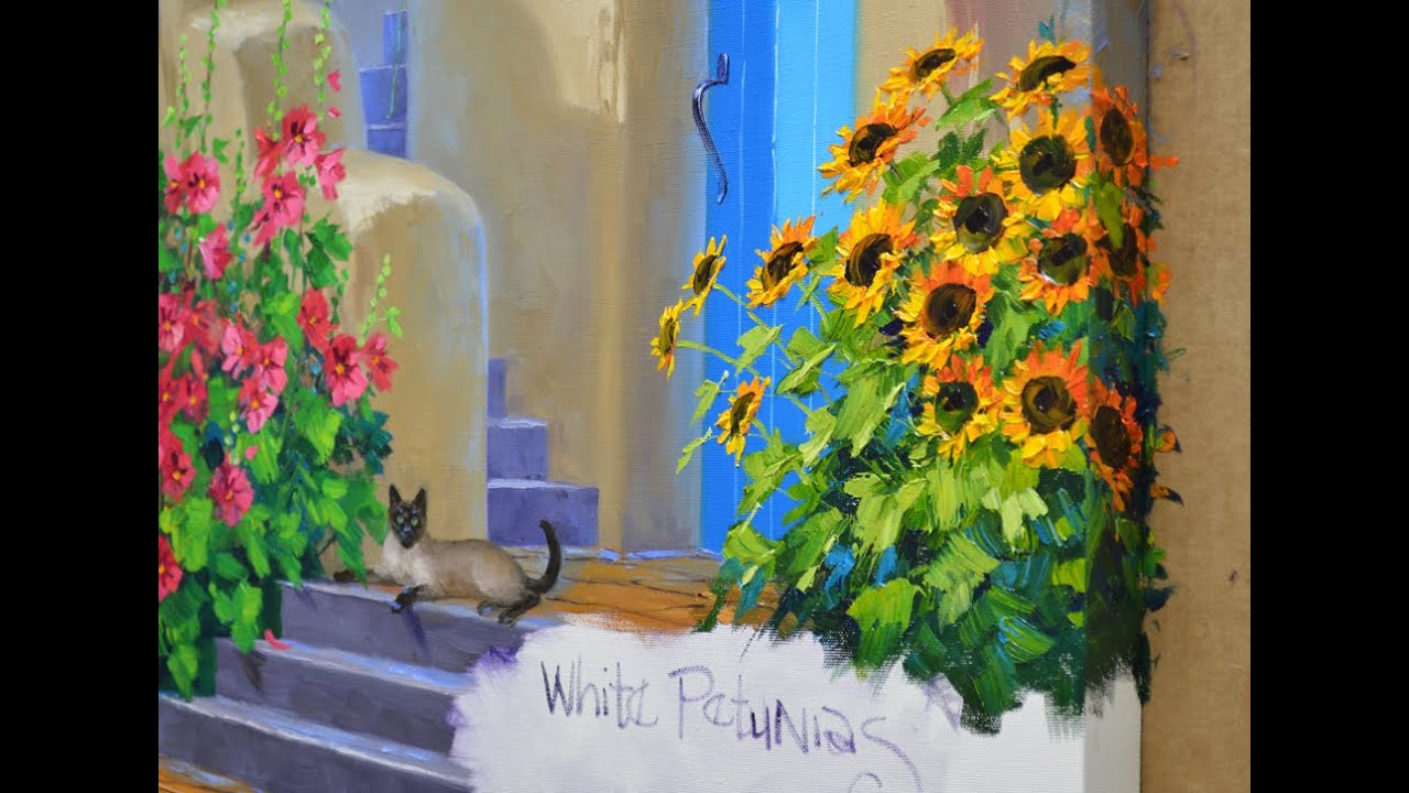 SENKARIK Sentimental Treasures - Painting Sunflowers