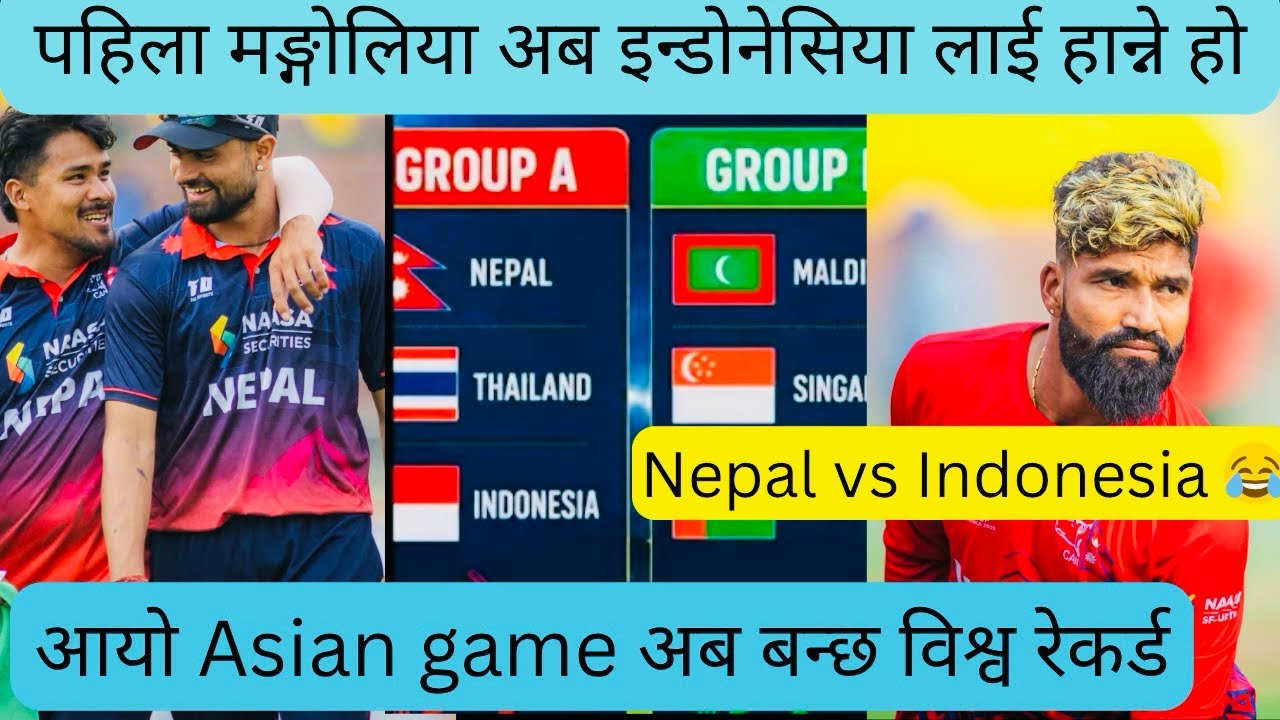 Nepal Play Asian Cricket game in Japan  / Nepal Vs Indonesia 🇮🇩 😂 Nepal Against Indonesia 