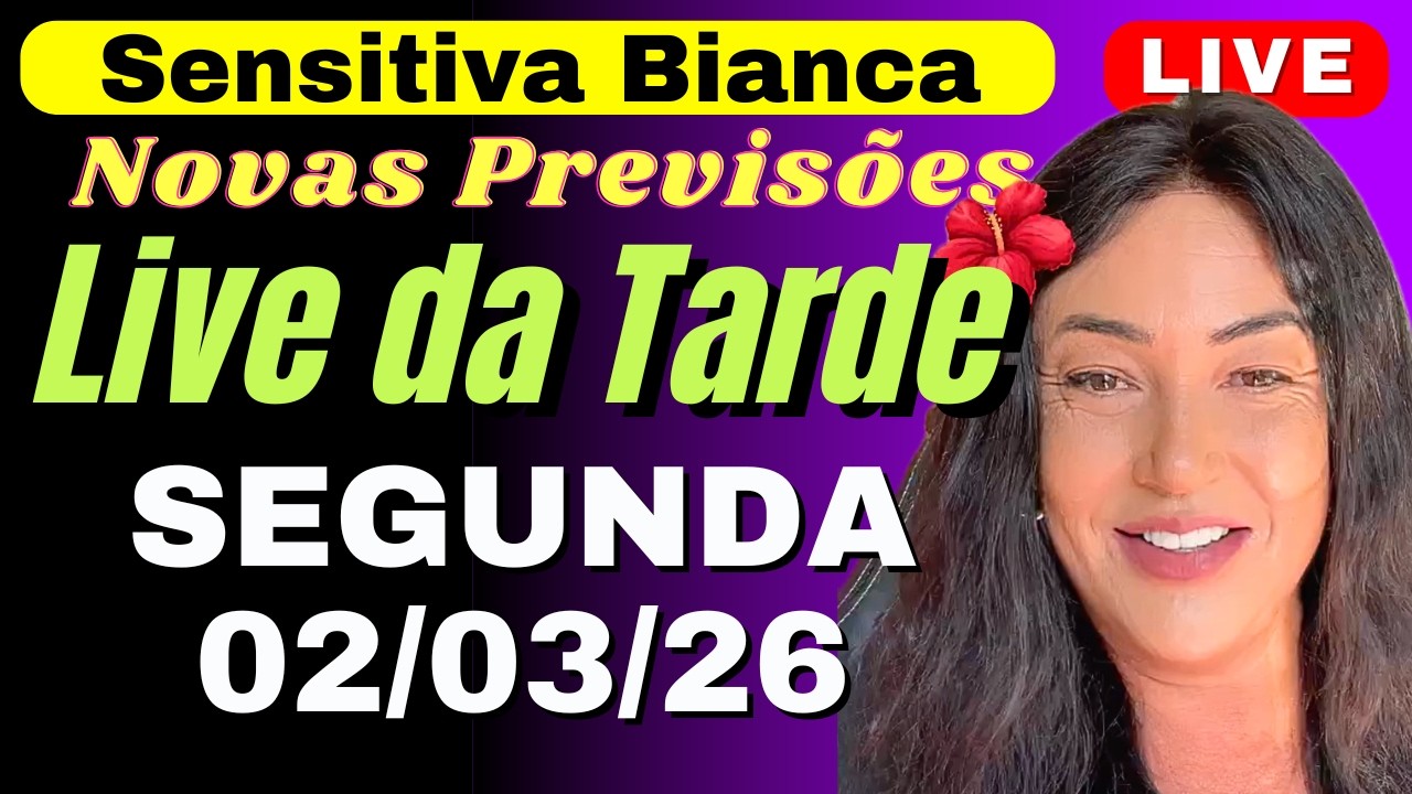 SENSITIVA BIANCA LIVE  da Tarde COM PREVISÕES DO BRASIL, POLÍTICA E FAMOSOS e+