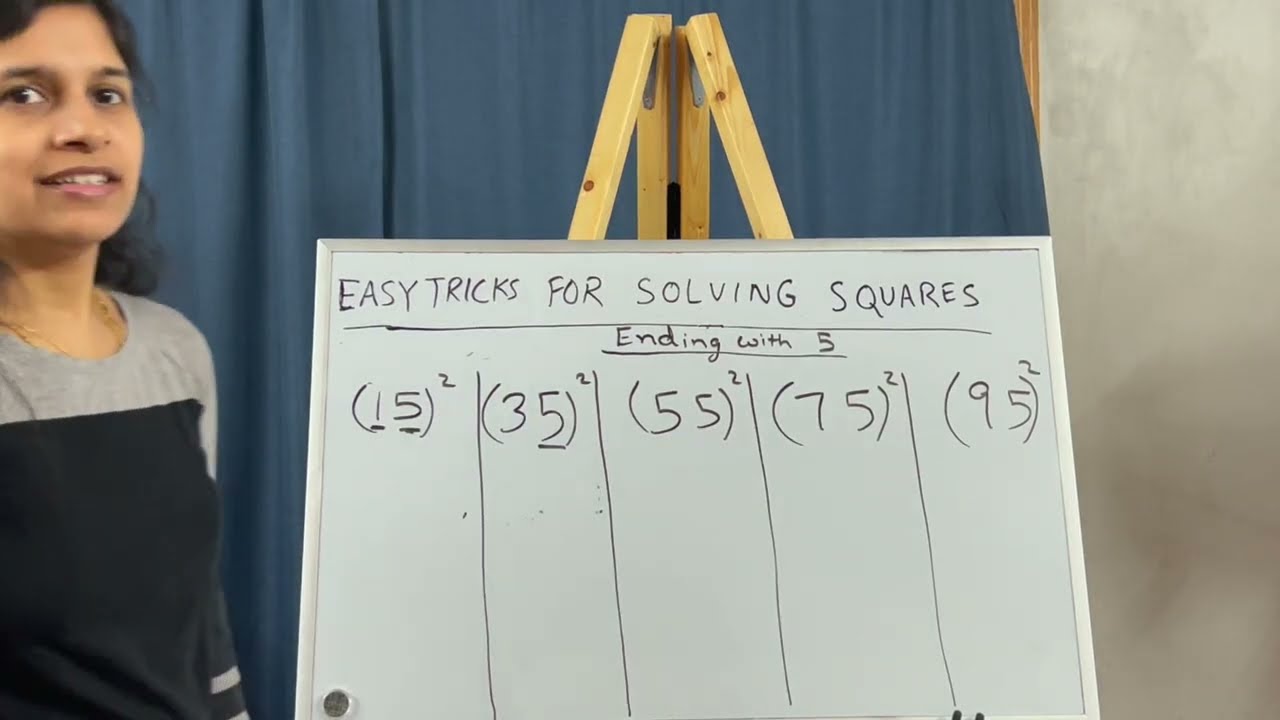Solving Squares with Ending digit Trick | Genius Kids 007 #squaretrick