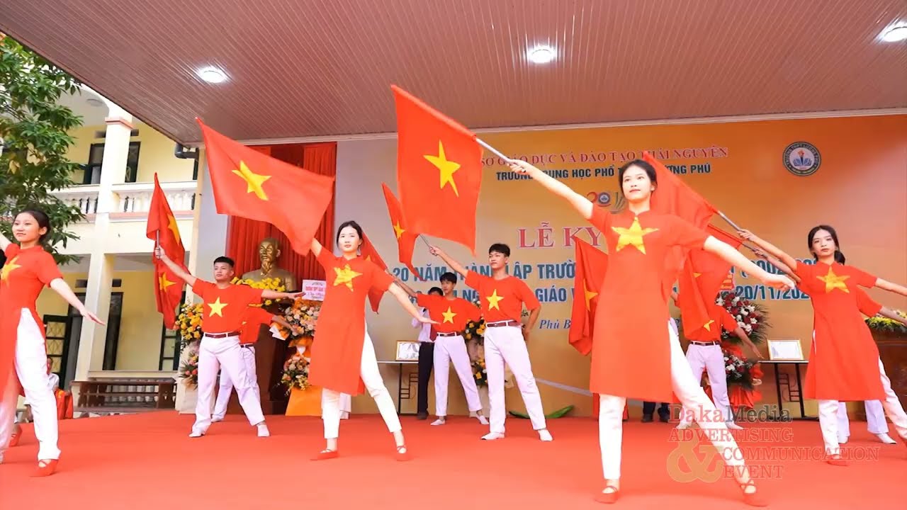 Lễ kỷ niệm 20 năm thành lập Trường THPT Lương Phú, Thái Nguyên | Daka Event: 090 454 1838