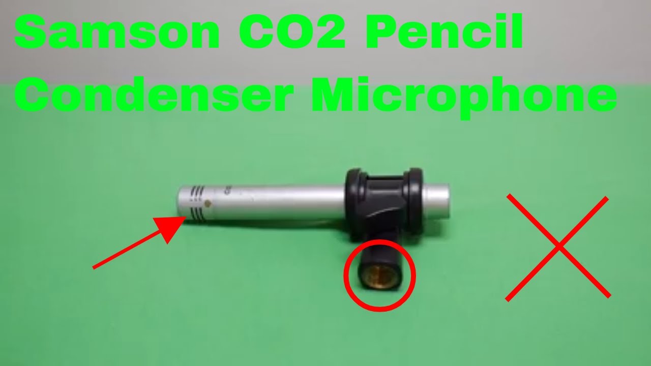 ✅  How To Use Samson CO2 Pencil Condenser Microphone Review