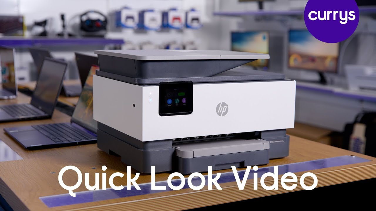 HP OfficeJet 9120e All-in-One Wireless Colour Printer - Quick Look