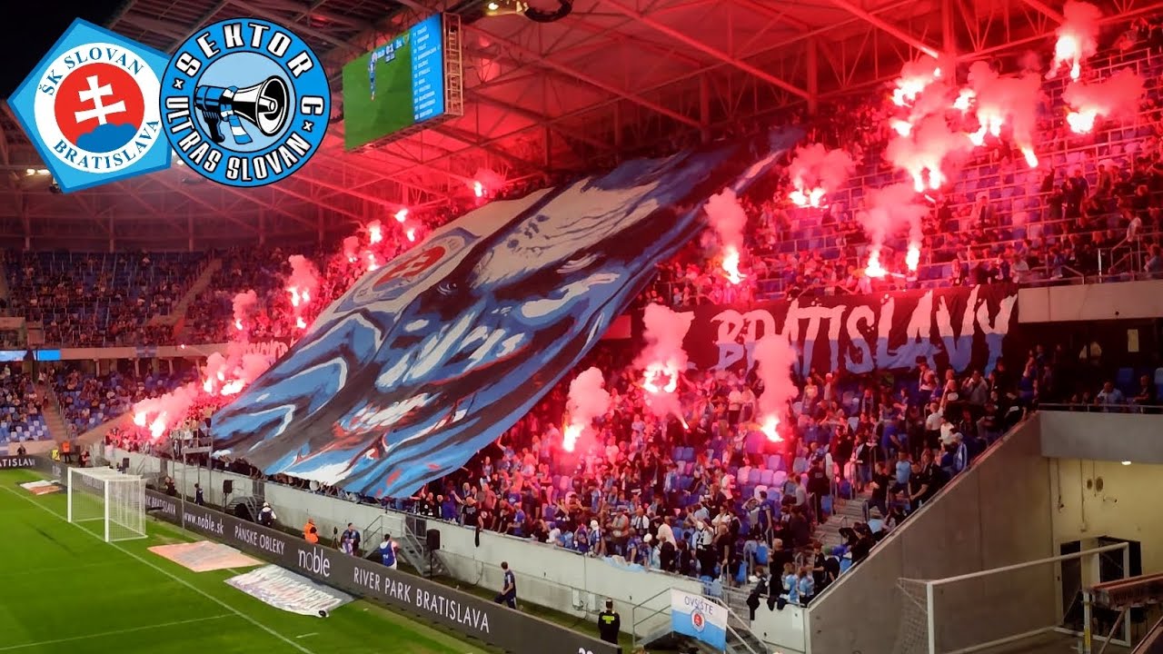 Psychopati z Bratislavy - Choreo Sektor C (Slovan vs Žilina) 💙⚔️🔥🏆