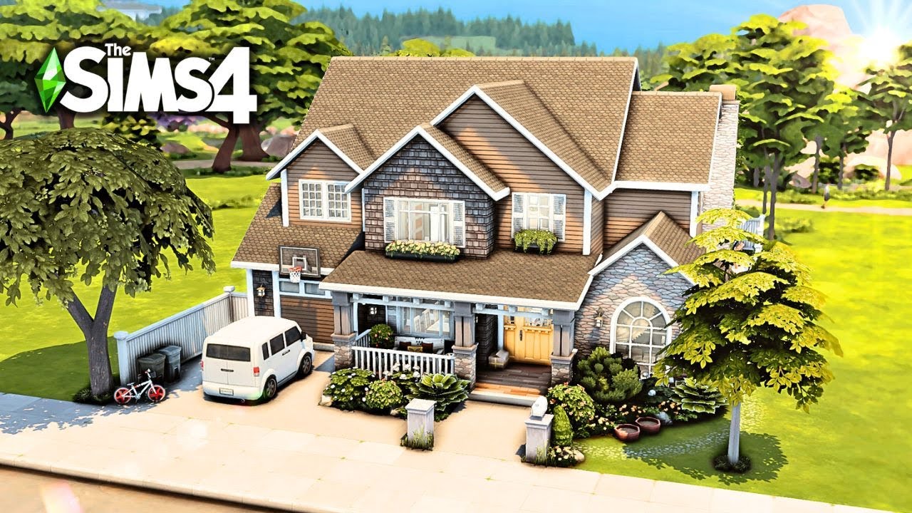Suburban Family Home | The Sims 4 Speed Build