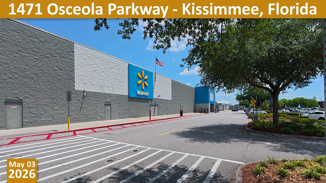Walmart Supercenter at 1471 Osceola Pkwy in Kissimmee, Florida - Shopping Store 2881
