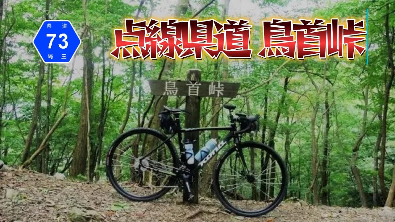 【鳥首峠】（埼玉県道73号線）グラベルロードで点線険道を繋ぐ！