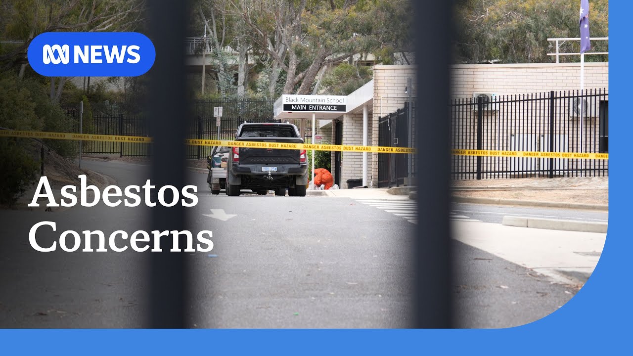 Schools remain closed over concerns about asbestos in coloured sand | ABC NEWS