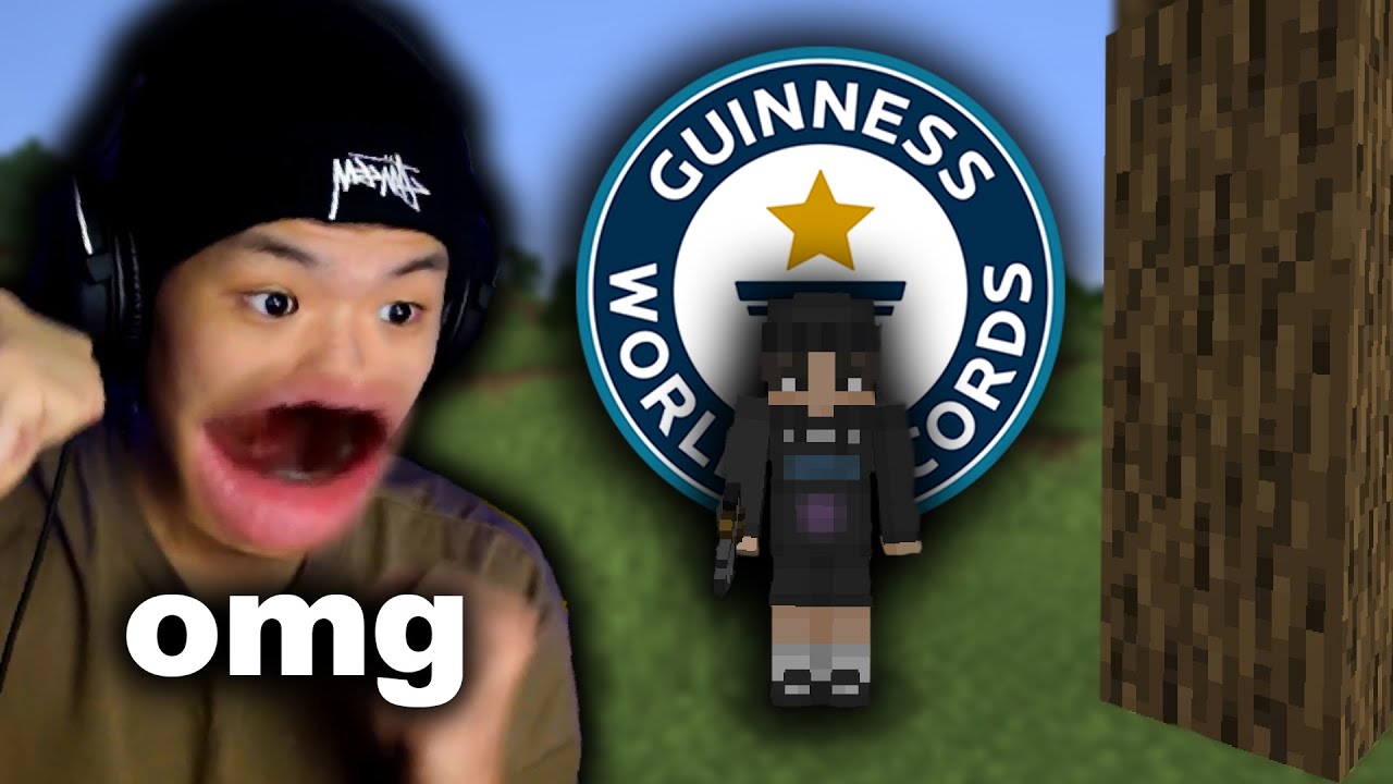 hice un RECORD GUINESS en MINECRAFT *literal*