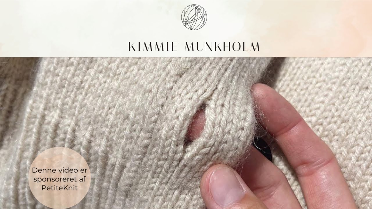 Champagne Cardigan - PetiteKnits Knaphuller i dobbeltstrik