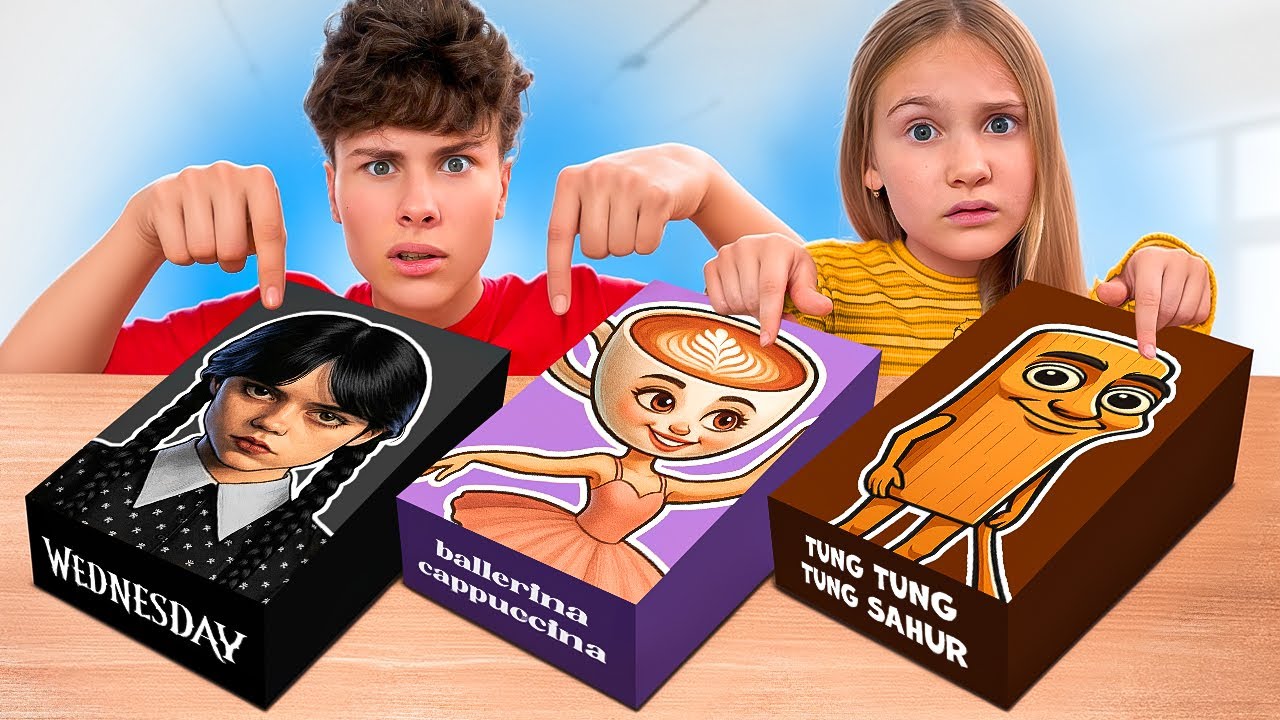 НИКОГДА не ОТКРЫВАЙ БОКСЫ TUNG TUNG TUNG SAHUR и Wednesday в 3:00 ночи