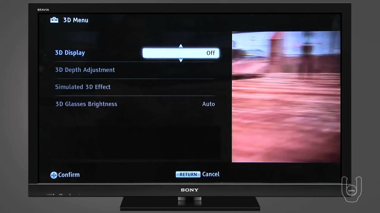 Bravia 3D HDTV Phần 11 How to use 3D
