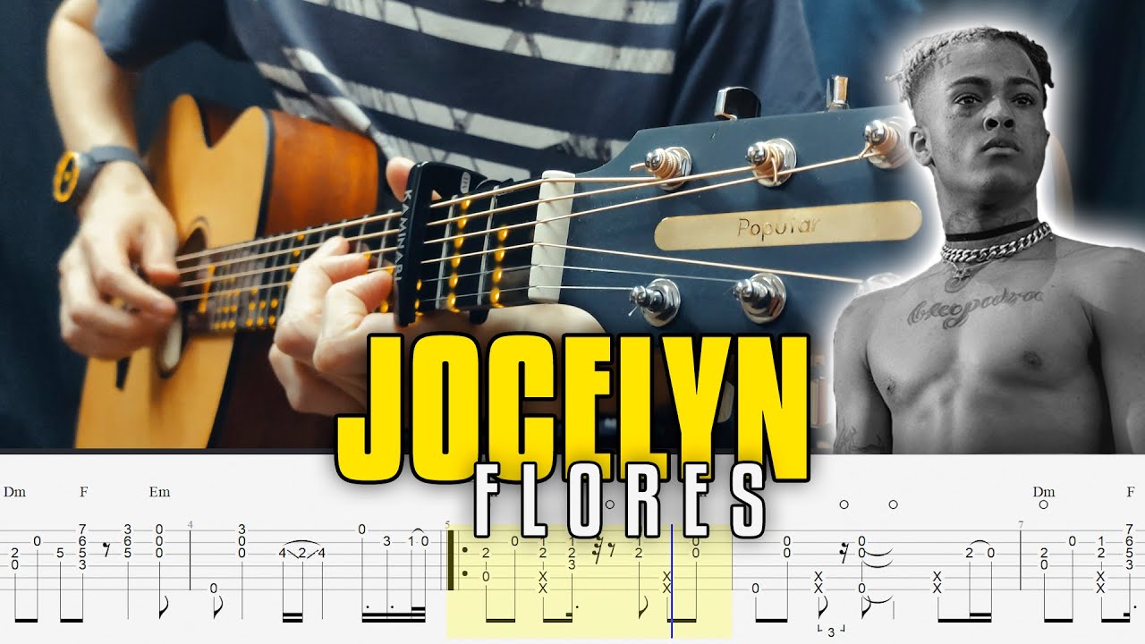 Jocelyn Flores 🌸 Fingerstyle Guitar Cover. Free tabs