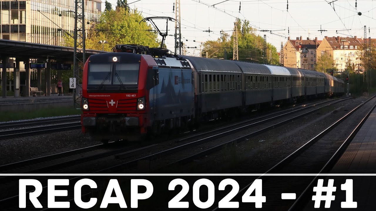 Züge aus 2024 - Januar bis Juli (Teil 1)