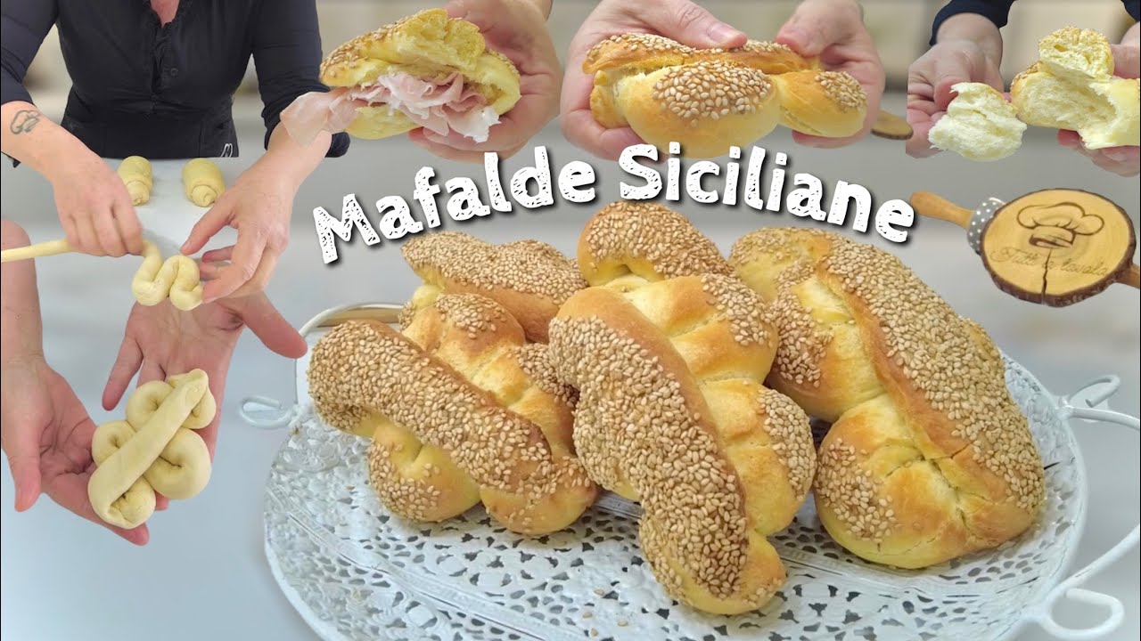 ТИПИЧНЫЙ СИЦИЛИЙСКИЙ ХЛЕБ, только МАНА ИЗ ТВЕРДОЙ ПШЕНИЦЫ И КУНЖУТ.