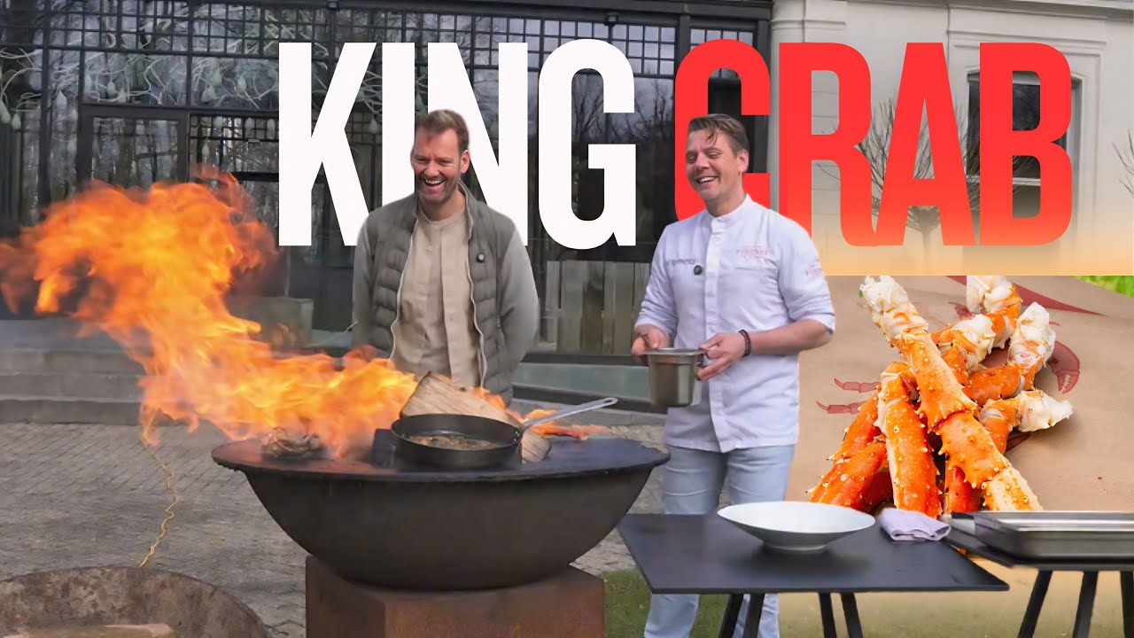 Spectaculair King Crab Recept op de Ofyr BBQ! 🔥🦀 | Bij Kenneth van Chateau Pironne