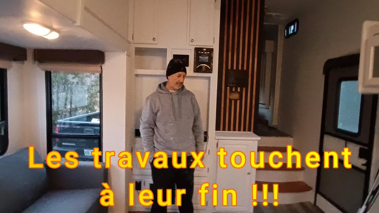 25.Les travaux de la caravane touchent à leur fin!!! #quebec #canada #voyage #fifthwheel