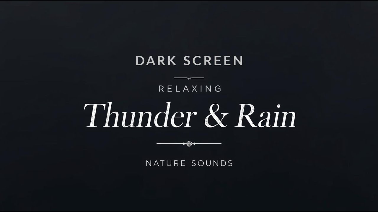 Heavy Rain & Thunder on Window | Deep Relaxation Sounds for Sleep and Focus