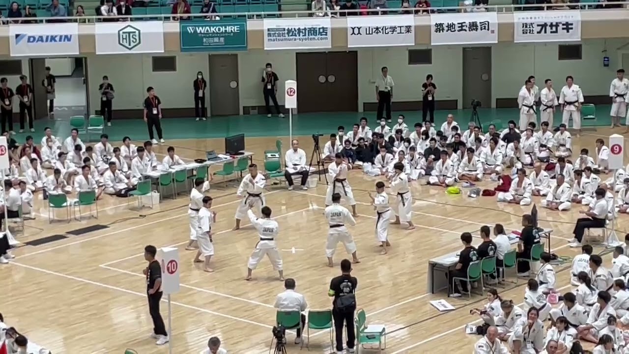 2023 少林寺拳法世界大会　団体の部　一位　日体大少林寺拳法部