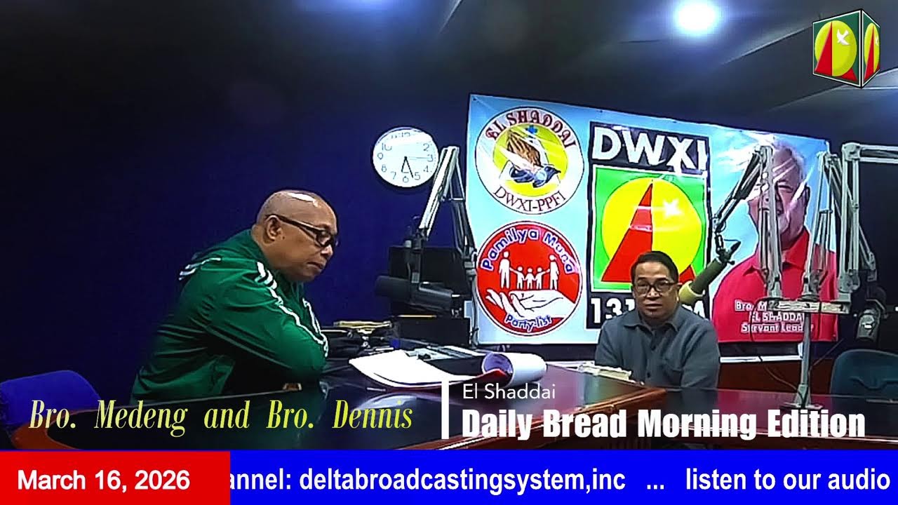DWXI 1314 AM Live Streaming I Monday (March 16, 2026) #dailybreadmorningedition