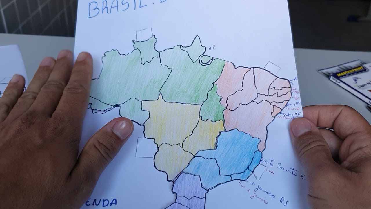 Mapa do Brasil interativo