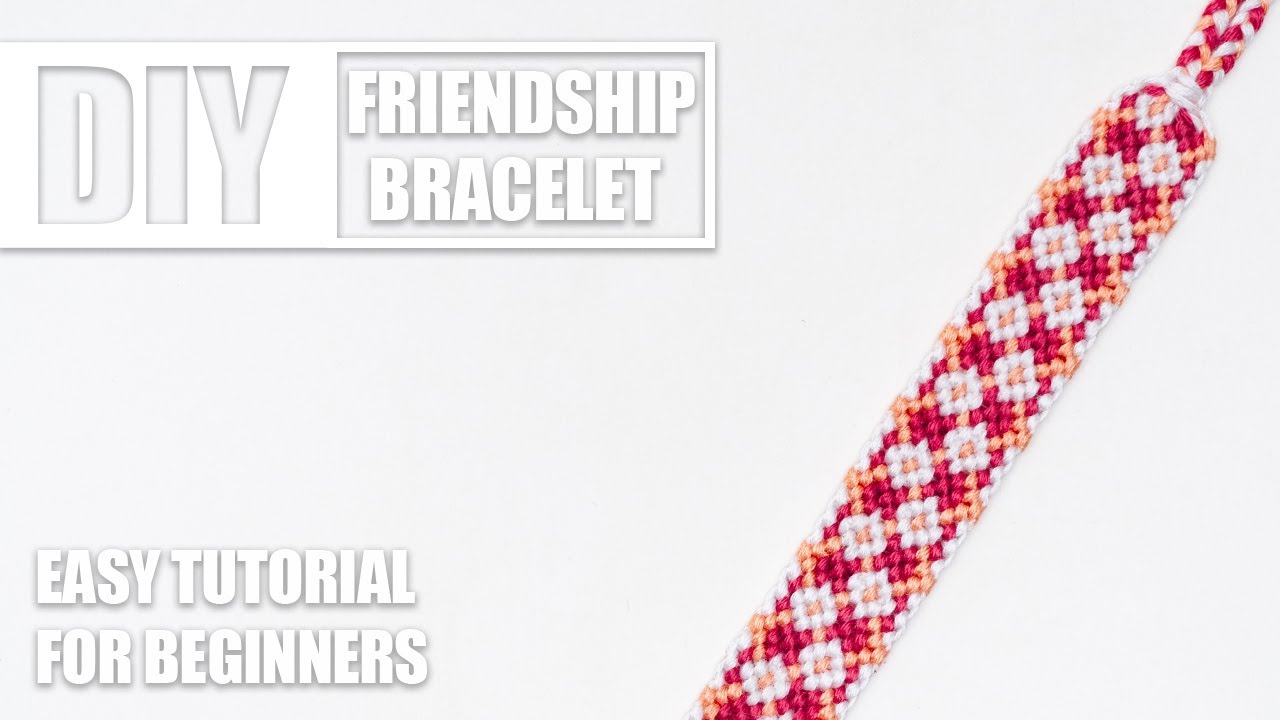 Diamonds Lines Dots Macrame Friendship Bracelets | Easy Tutorial for Beginners