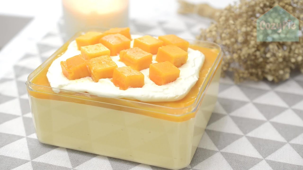 White Chocolate Mango Mousse [CozyPie]