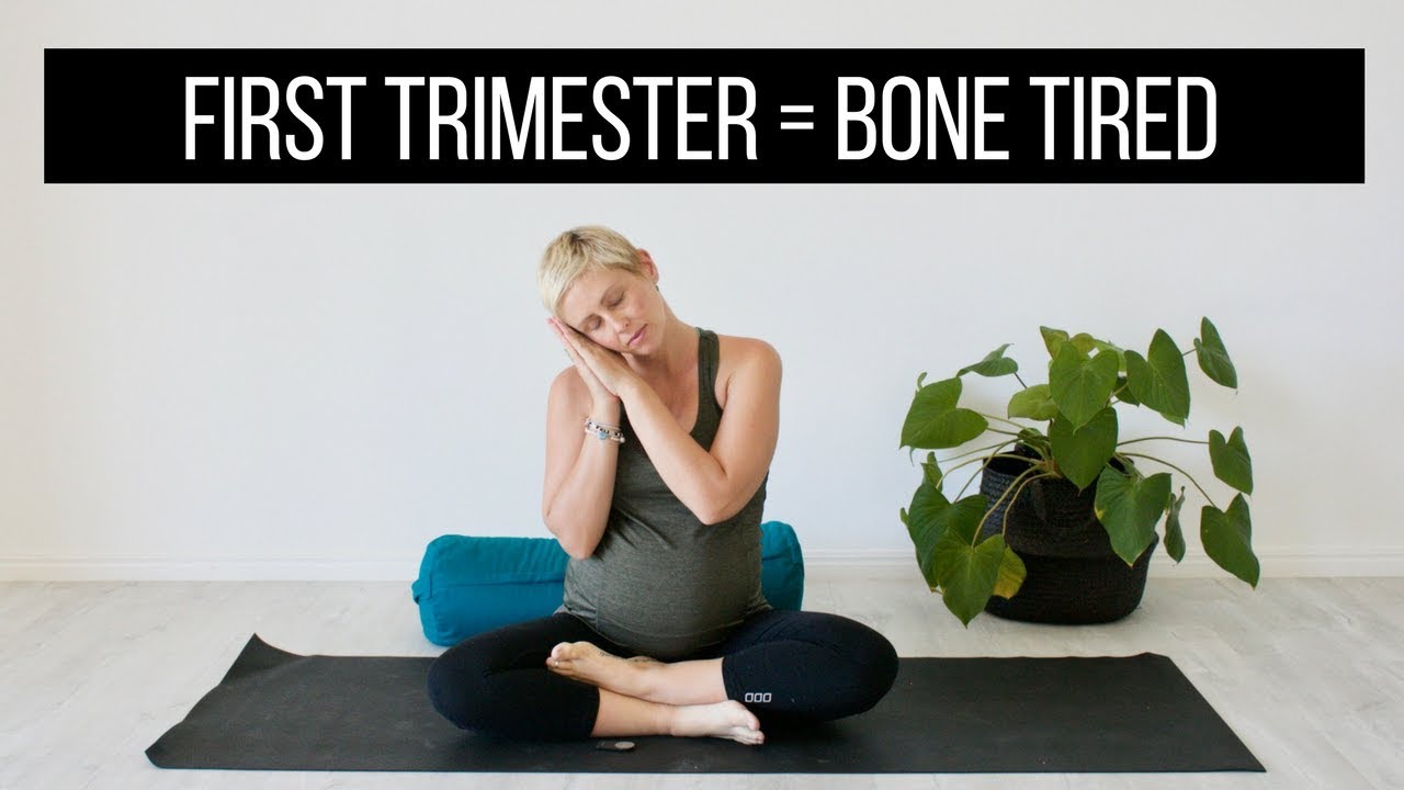 First Trimester Pregnancy Yoga for Exhaustion