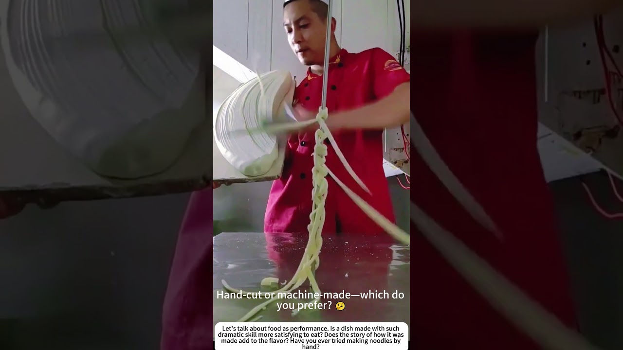 The Art of the Blade: Hand-Cut Noodles in Motion 🥢🔪
