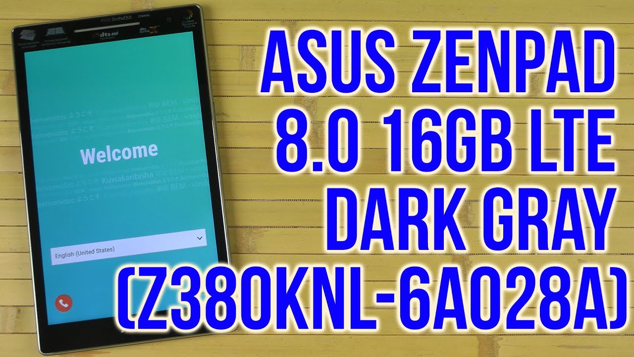 Распаковка Asus ZenPad 8.0