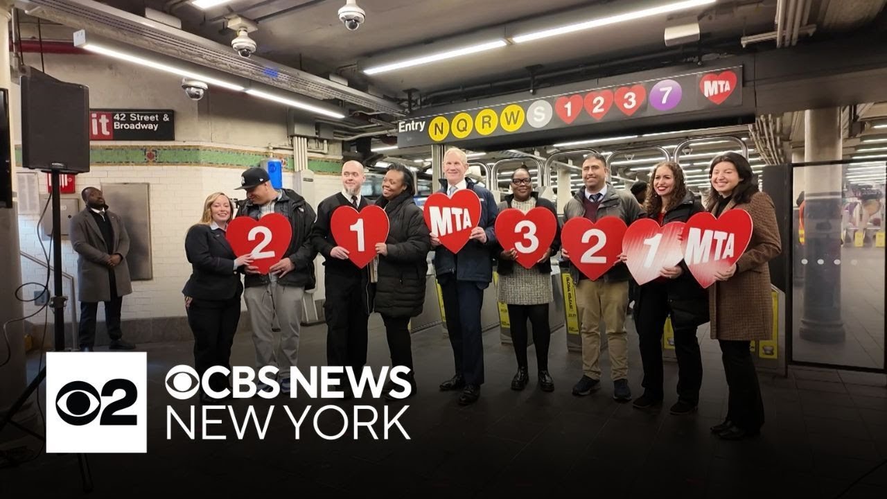 MTA celebrates love in transit for Valentine's Day