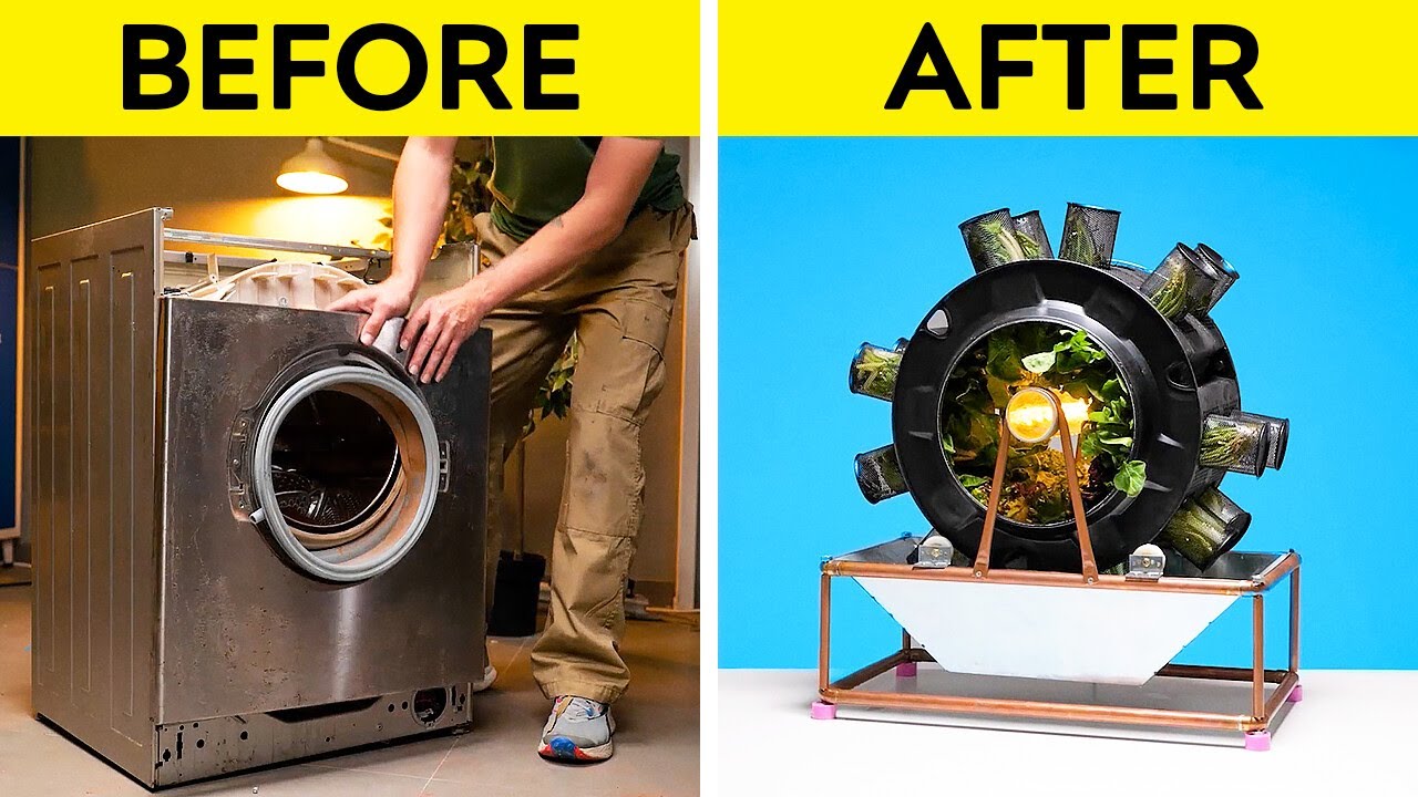 Smart Inventions And Crafts From Old Washing Machines