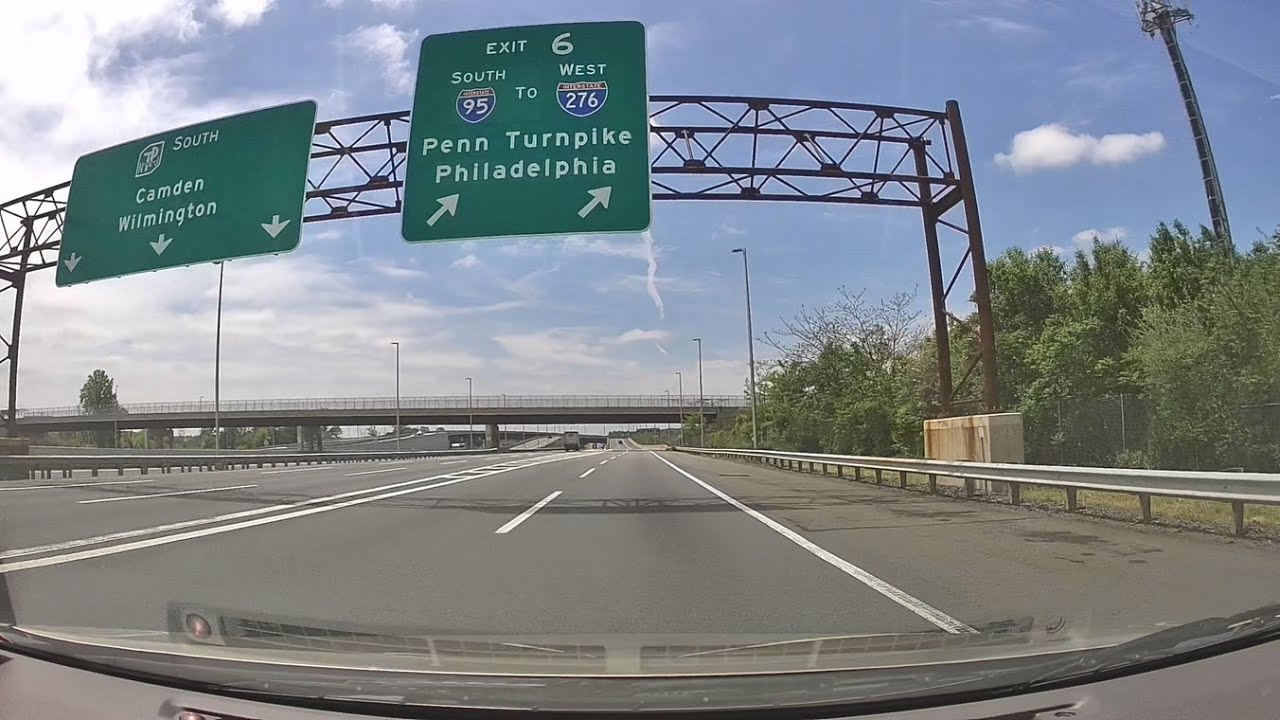 (1) New Jersey Turnpike Extension/I-95 (to PA) --westbound