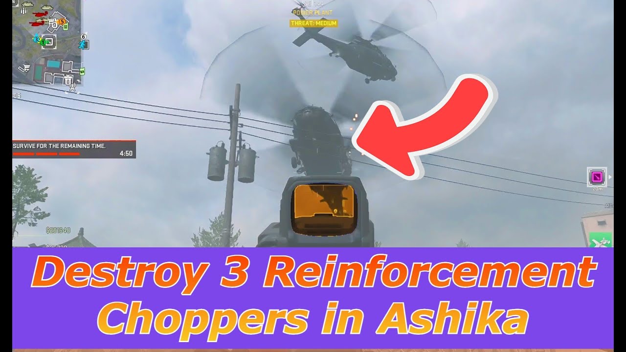 DESTROY 3 CHOPPERS IN ASHIKA | WINGS CLIPPED MISSION GUIDE DMZ [S5]
