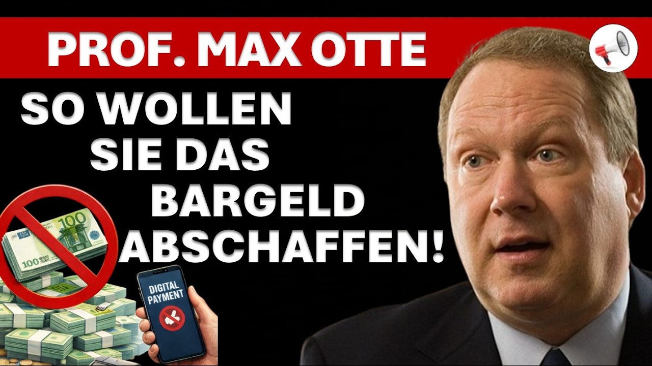 Prof. Max Otte: „Rettet unser Bargeld“ – was uns bis 2029 droht