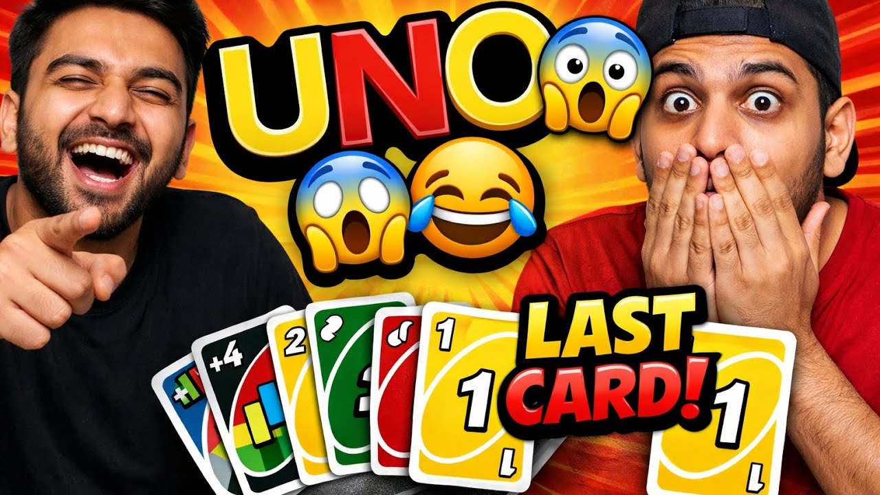 Last Card Aate Hi Game Palat Gaya | UNO funny game | Sandytraffic 