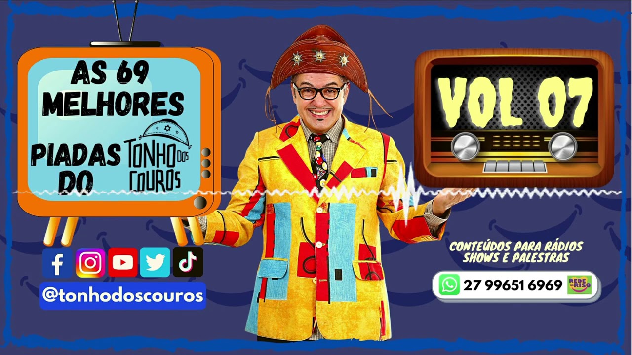 AS 69 MELHORES PIADAS DO TONHO DOS COUROS VOL 07 #7