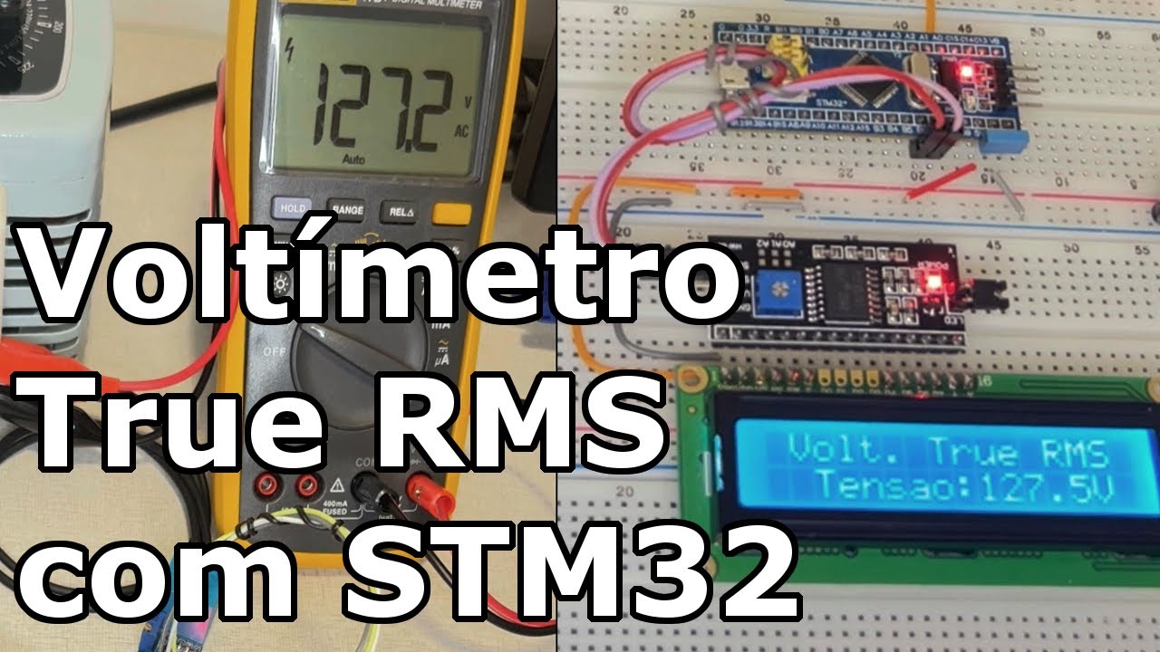 FAÇA UM VOLTÍMETRO TRUE RMS COM STM32!
