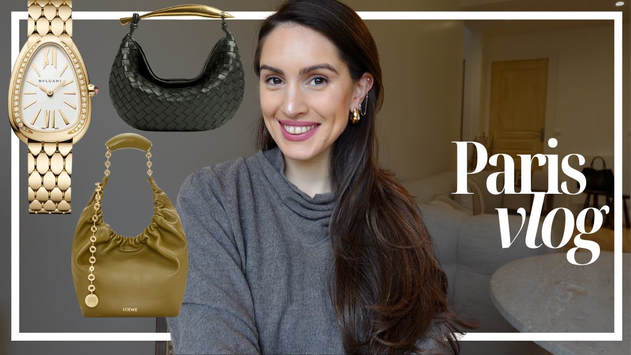 SKINCARE SHOPPING VLOG | luxury shopping, non surgical face lift, jewellery unboxing, Paris | Pia