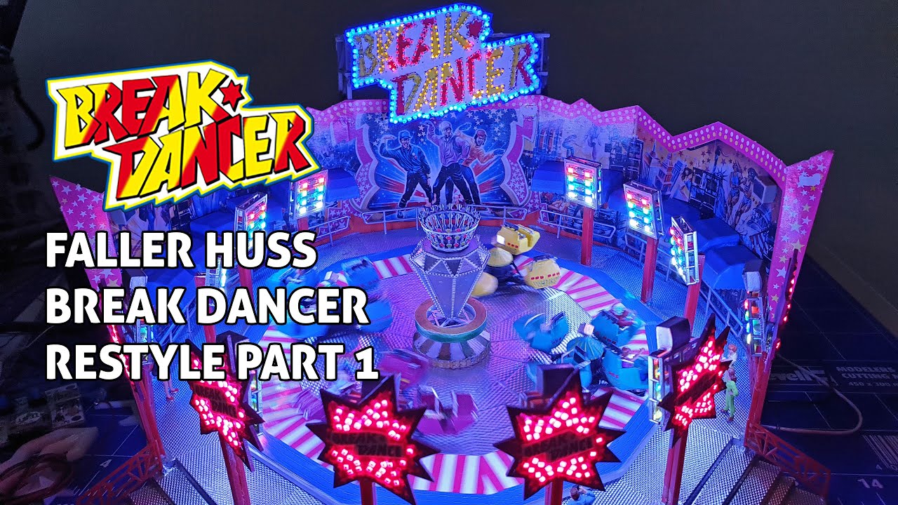 Faller Huss Break Dancer Restyle part 1 H0 1:87 Kirmes | 4K