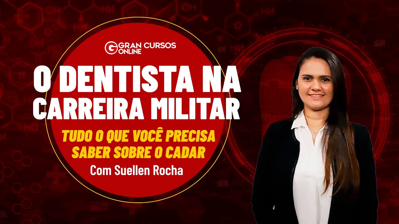 O dentista na Carreira Militar: Tudo o que você precisa saber sobre o CADAR com Suellen Rocha