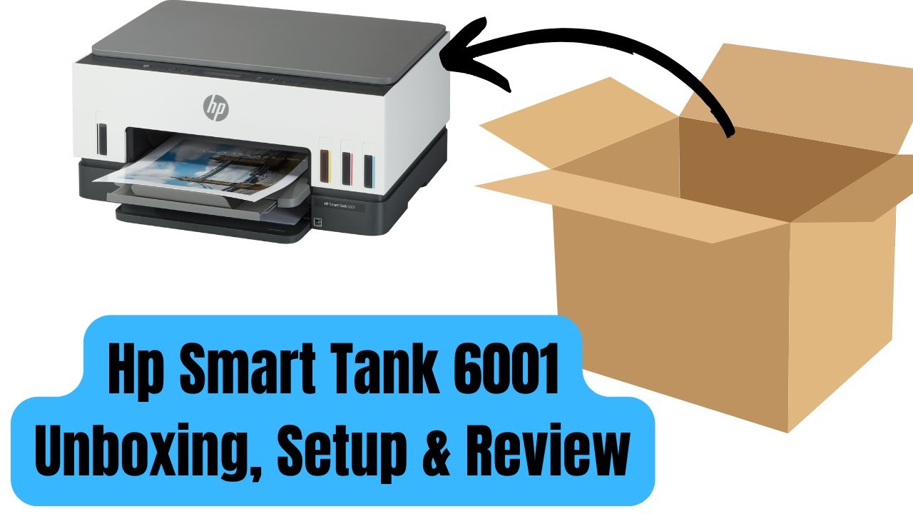 Посмотрите, как настроить HP Smart Tank 6001 перед покупкой!