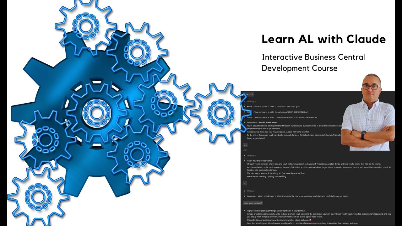 Build a Business Central Extension — AI-Taught Course Demo