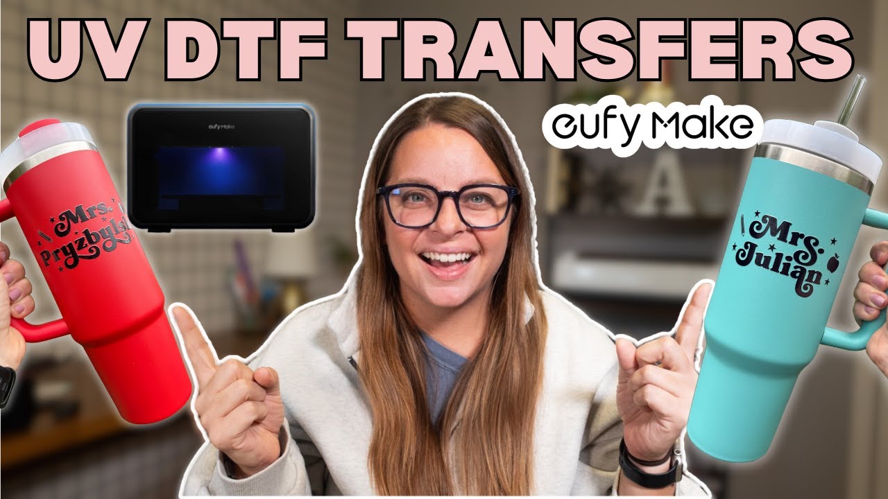 UV DTF Transfers with the EUFYMAKE E1 UV Printer